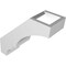 Ekena Millwork 3-in. W x 8-in. D x 8-in. H Balboa Architectural Grade PVC Knee Brace BRCP03X08X08BOA - alternate 6
